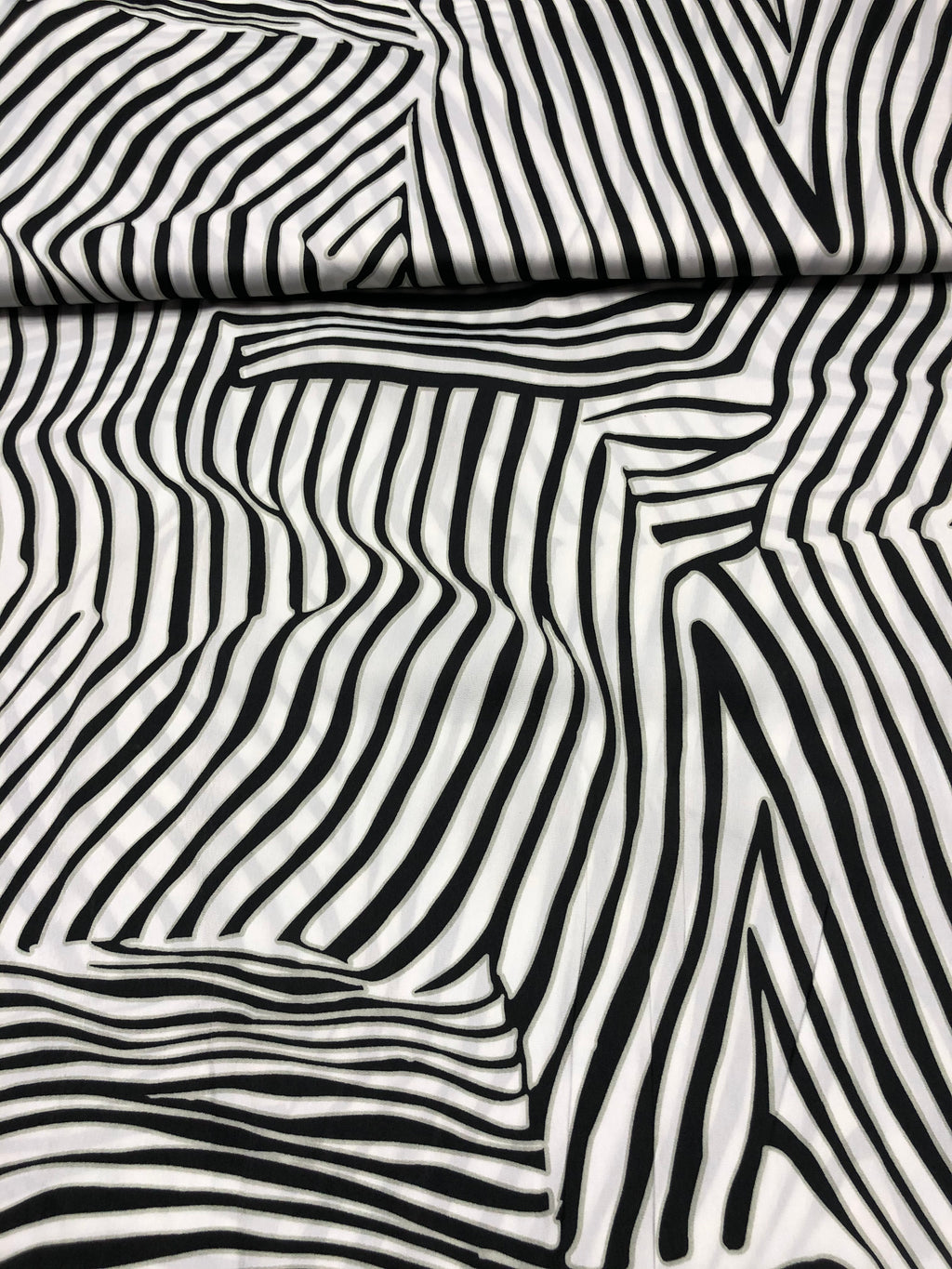 Mixed Lines Rayon Affordable Textiles