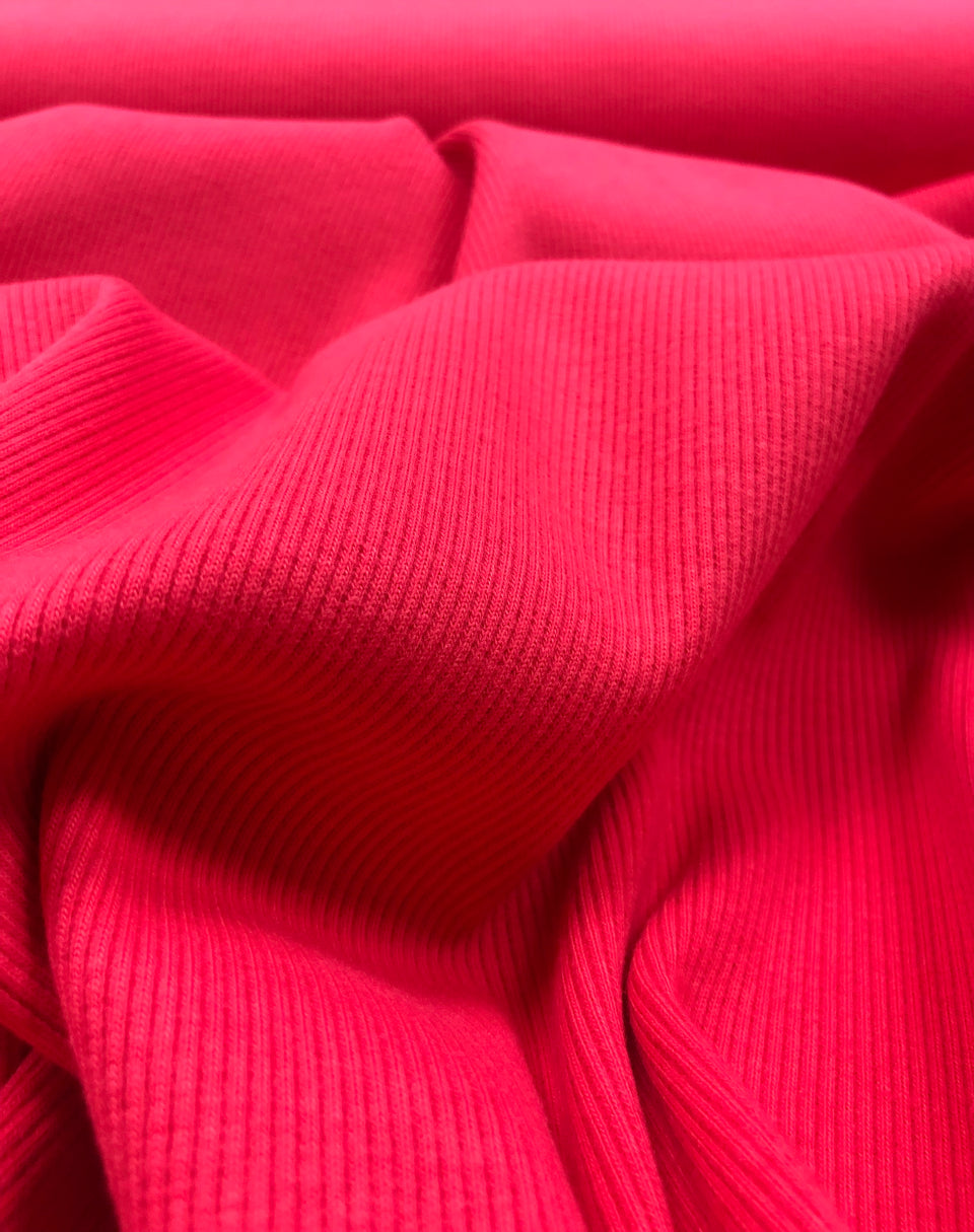 Red - Rib Knit