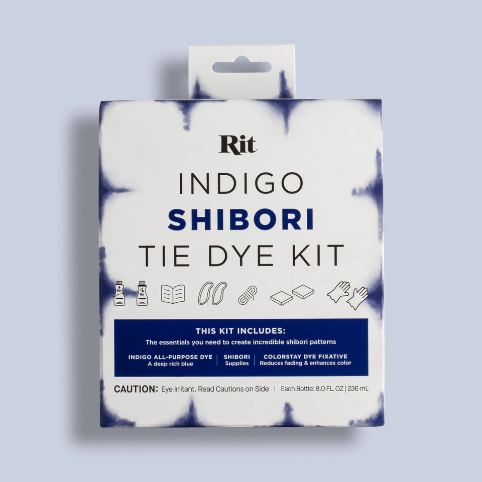 Indigo Shibori Tie-Dye Kit