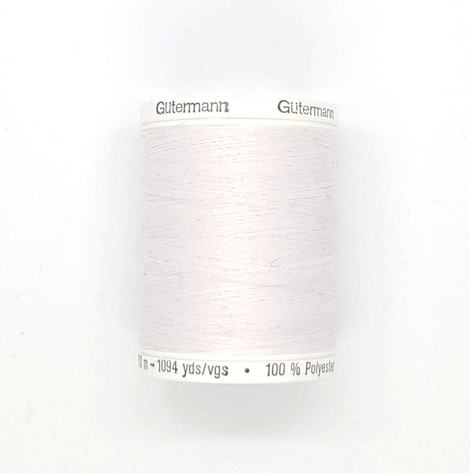 Gütermann Sewing Thread - White 20 - 1094 Yards