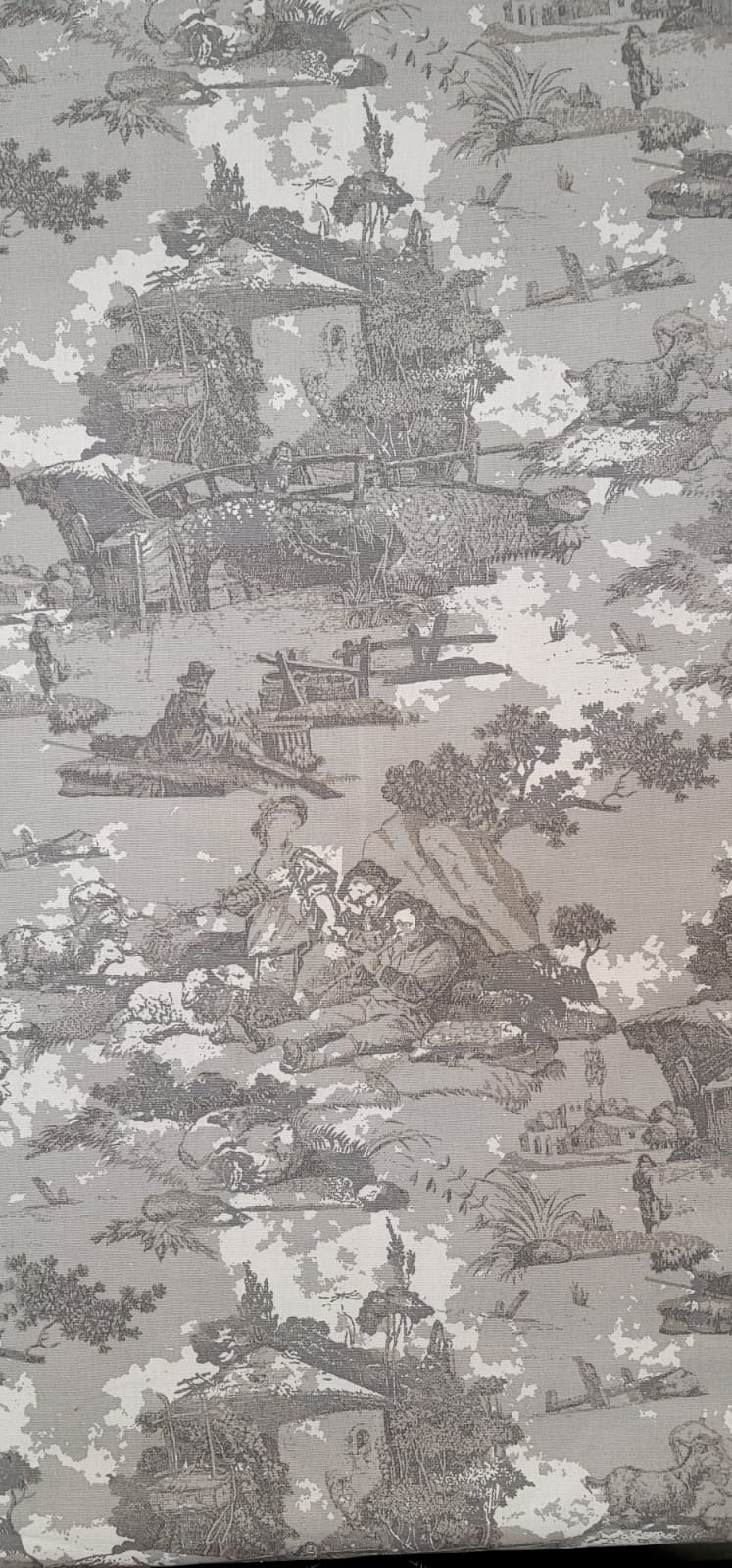 French Toile - Grey