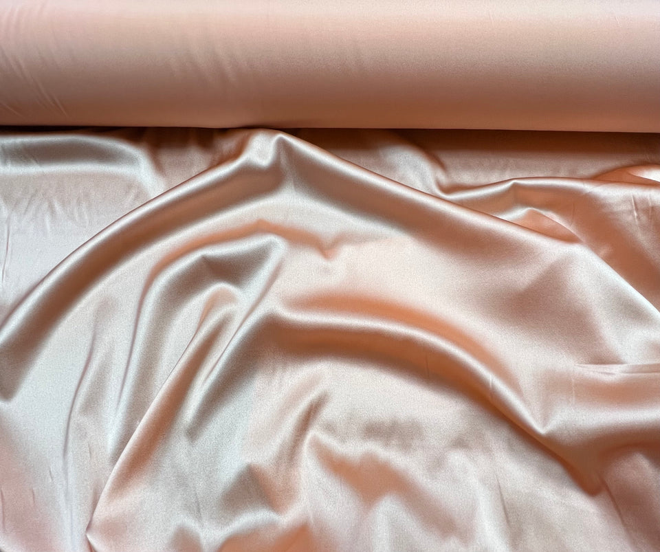 Peach - Silk Charmeuse – Affordable Textiles