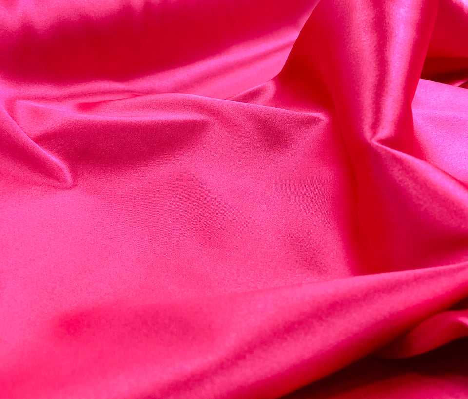 Hot Pink - Silk Charmeuse