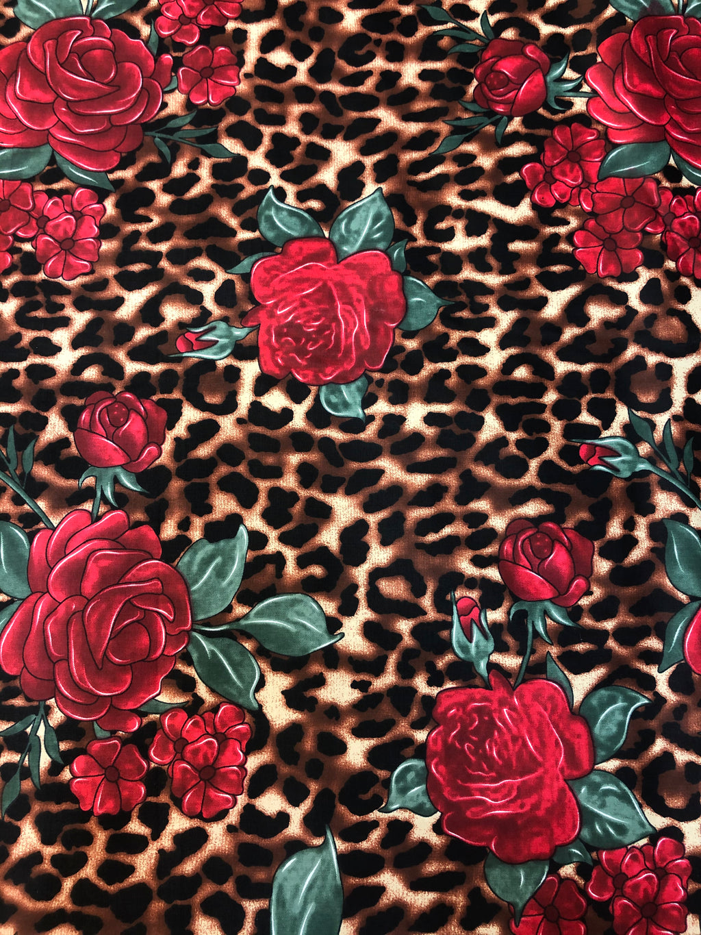 Leopard Roses – Affordable Textiles