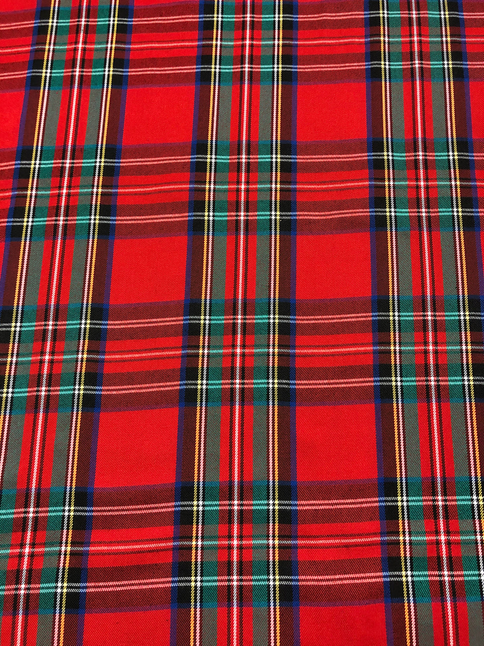 ☆ RED TARTAN S ☆ Royal Stewart inspired Fabric