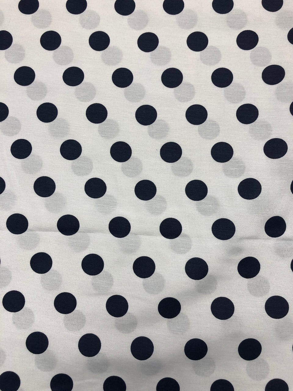 Polka Dot - White & Black (3/4")