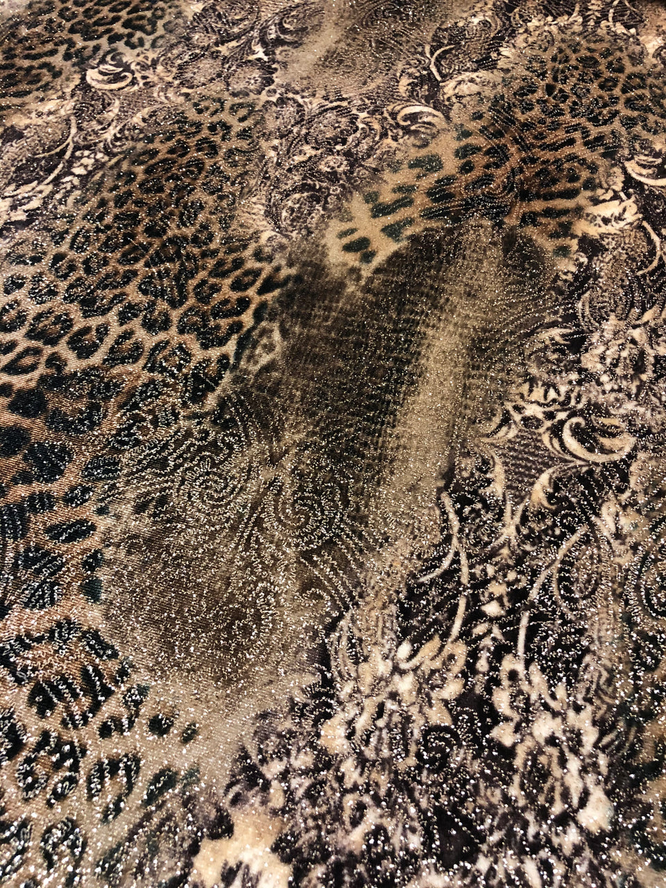 Leopard Mix + Gold Glitter - Velvet