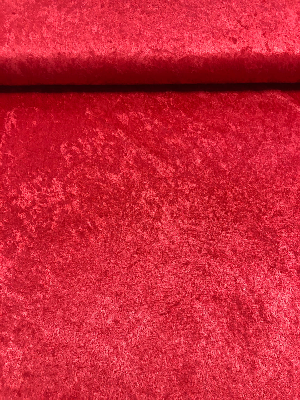 Red Crushed Velvet Velour Stretch Fabric Material Polyester 150cm 59 Wide -   Canada