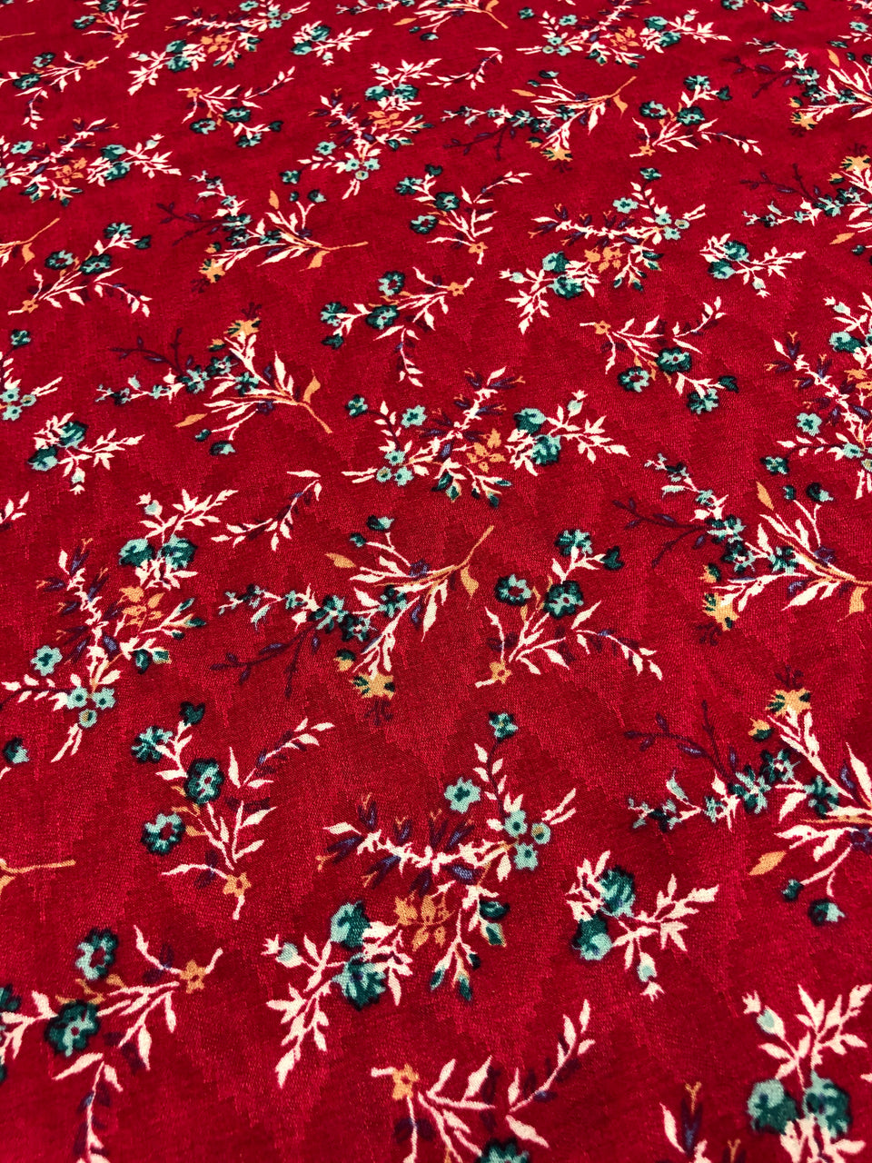 Floral Red - Rayon