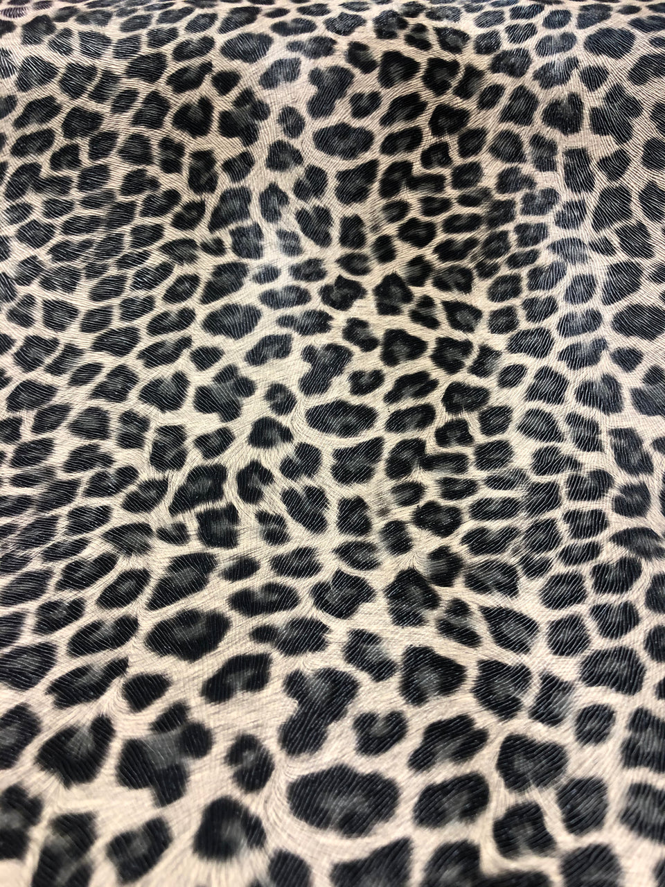 Leopard Gery - Pleather